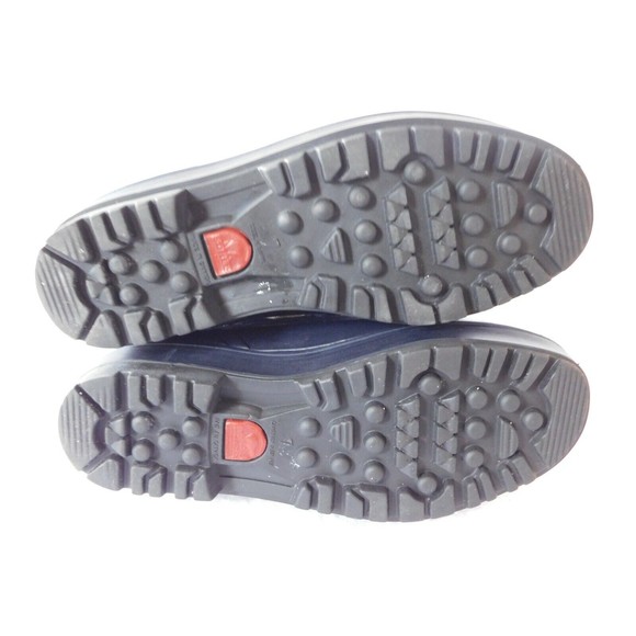 Vtg Sorel Hand Crafted Natural Rubber Women's Blue & Purple Laces Boots Size 7 - Picture 7 of 9